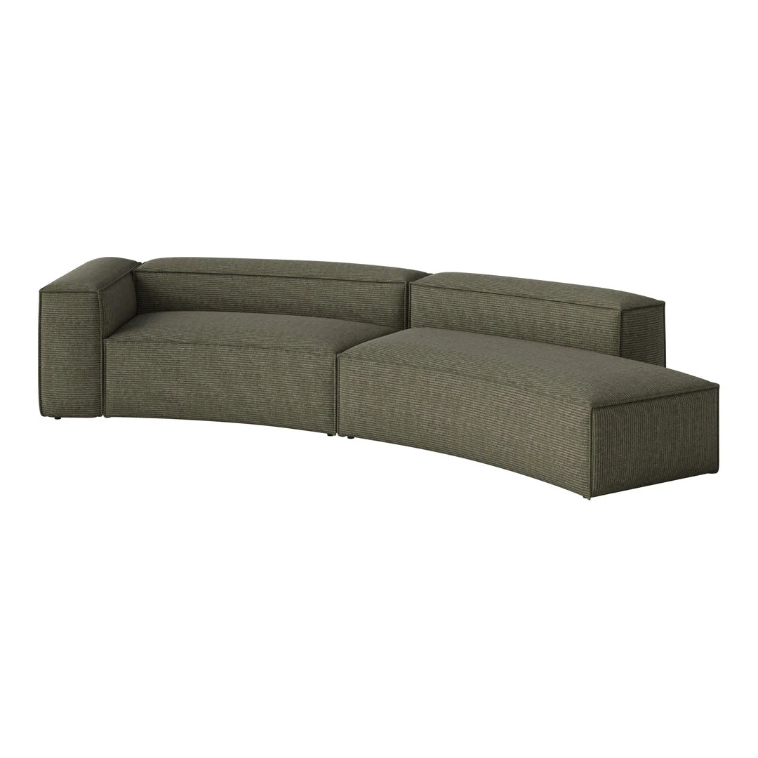 Cosima Curved 2-Seater Sofa w/ Open End - Image 88