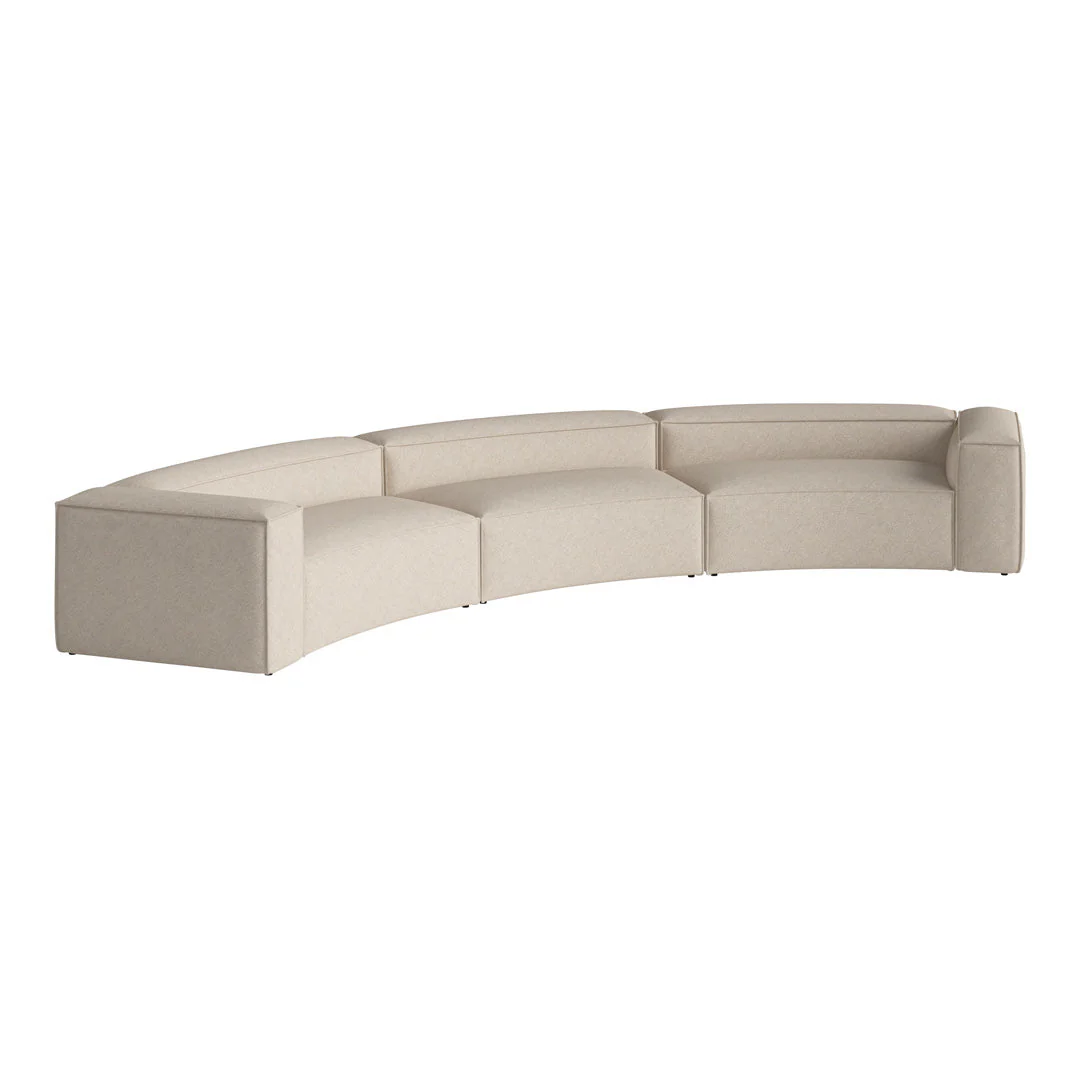 Cosima Curved 3-Seater Sofa - Image 10