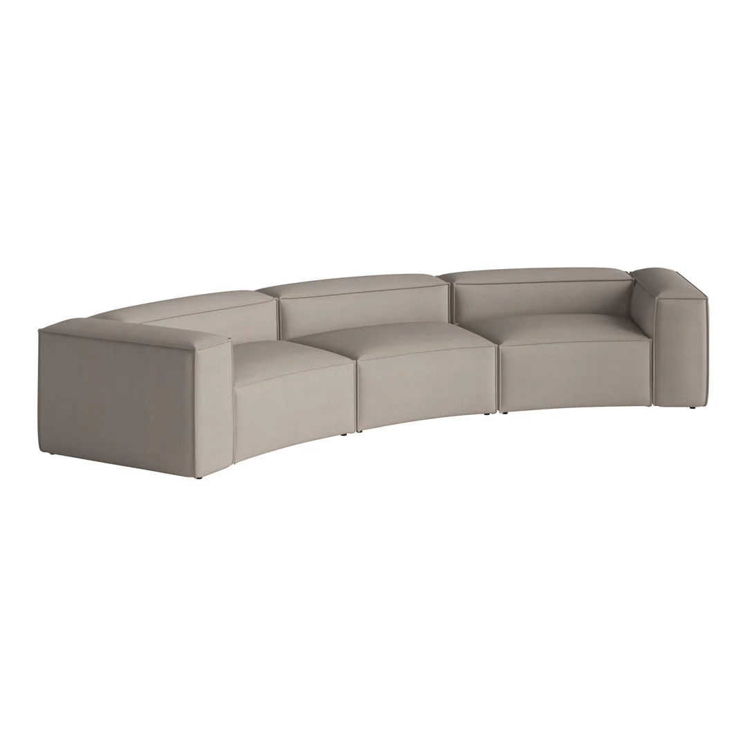 Cosima Curved 3-Seater Sofa - Image 12