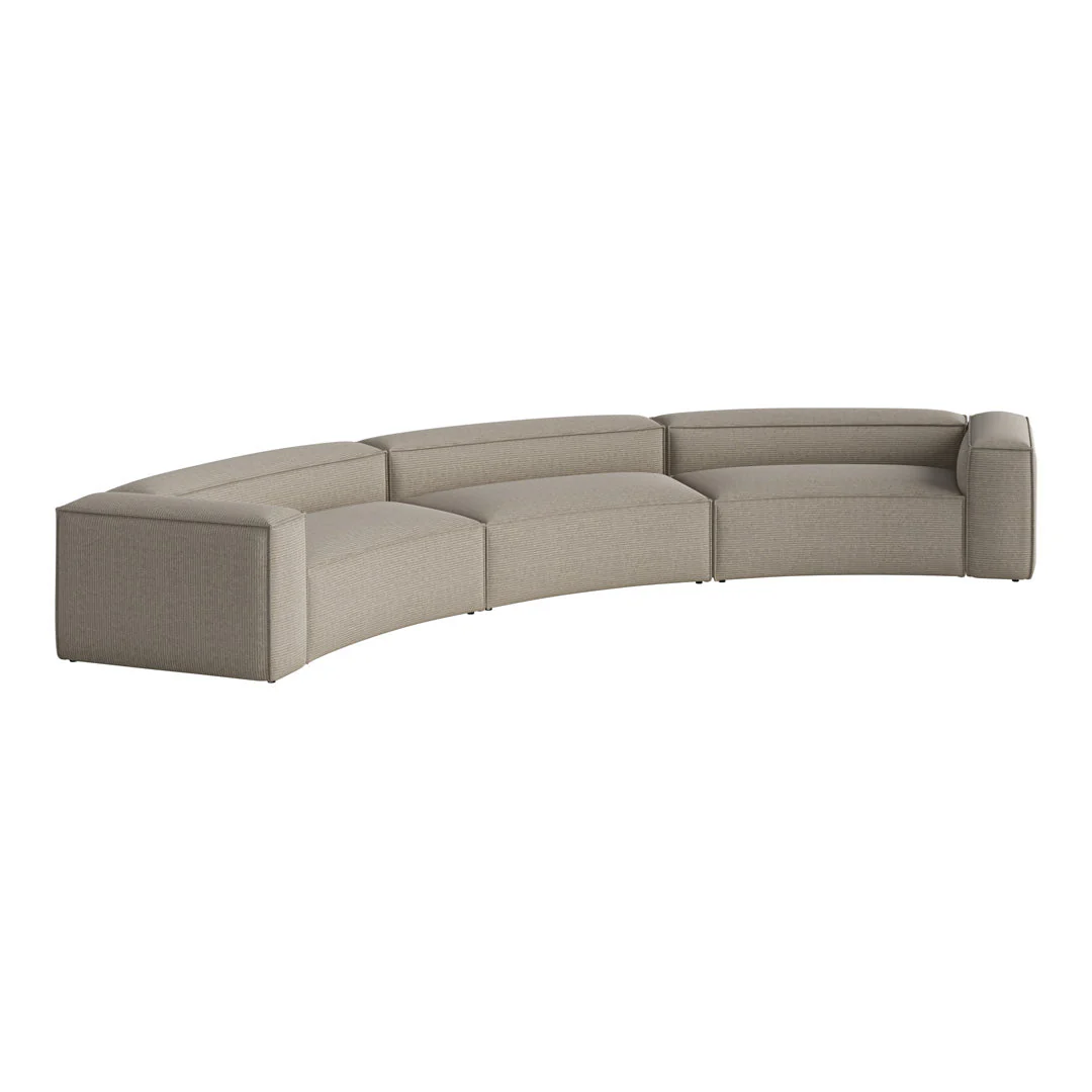 Cosima Curved 3-Seater Sofa - Image 15
