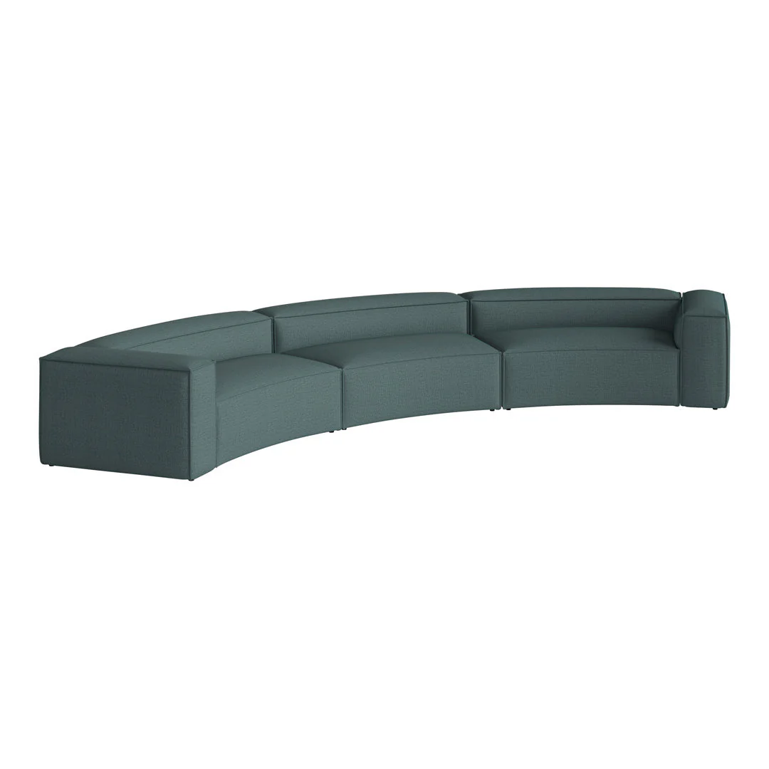 Cosima Curved 3-Seater Sofa - Image 19