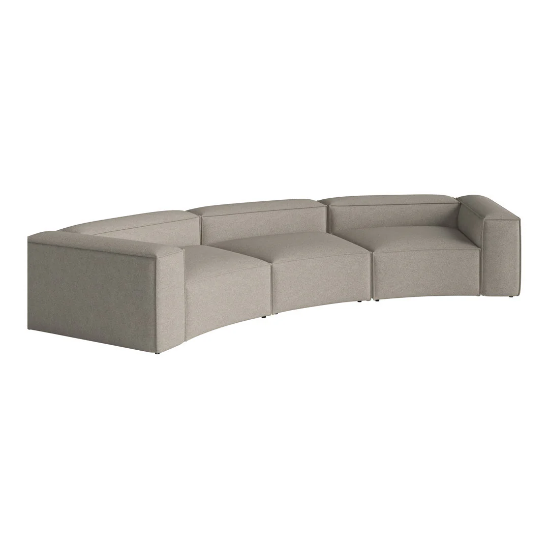 Cosima Curved 3-Seater Sofa - Image 20