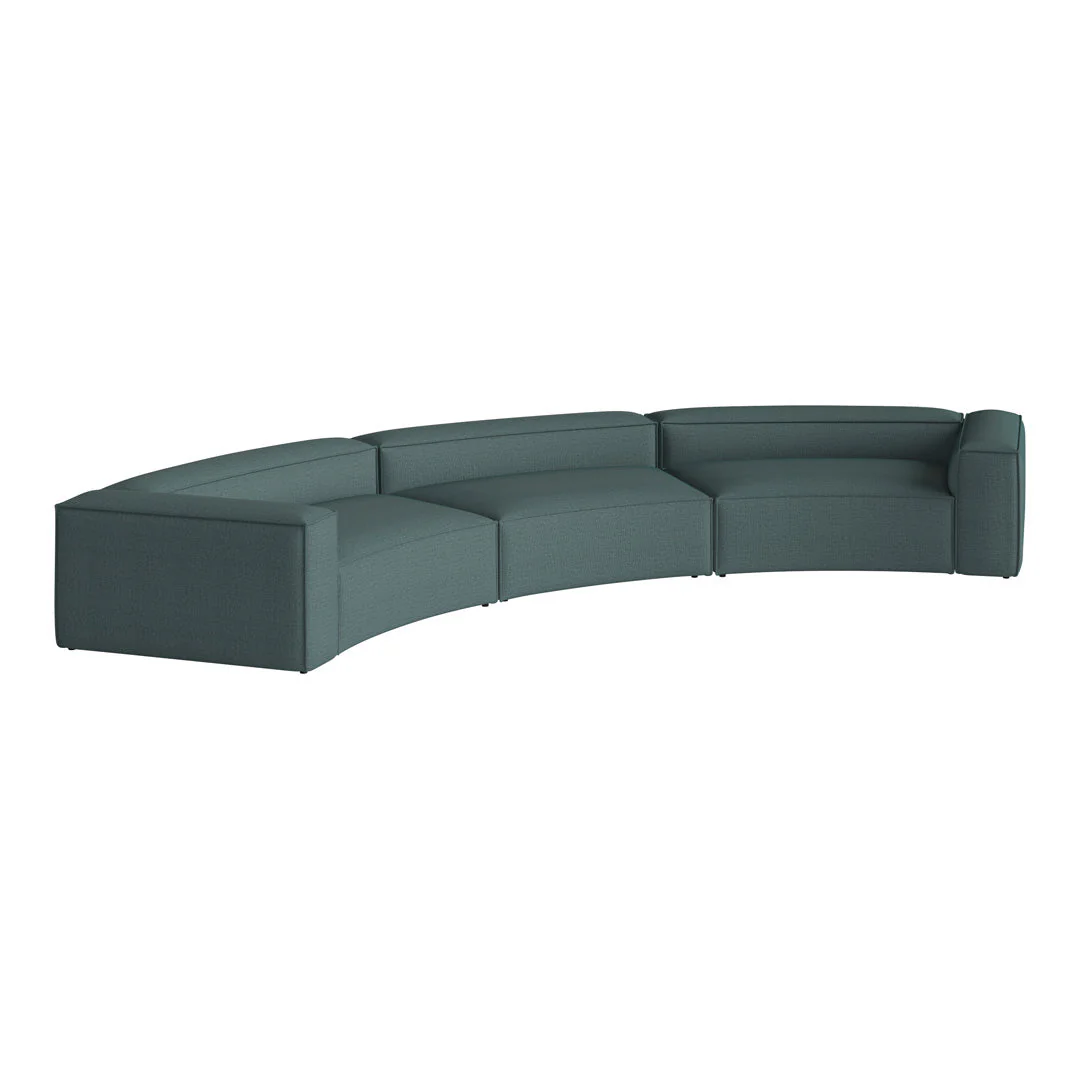 Cosima Curved 3-Seater Sofa - Image 31