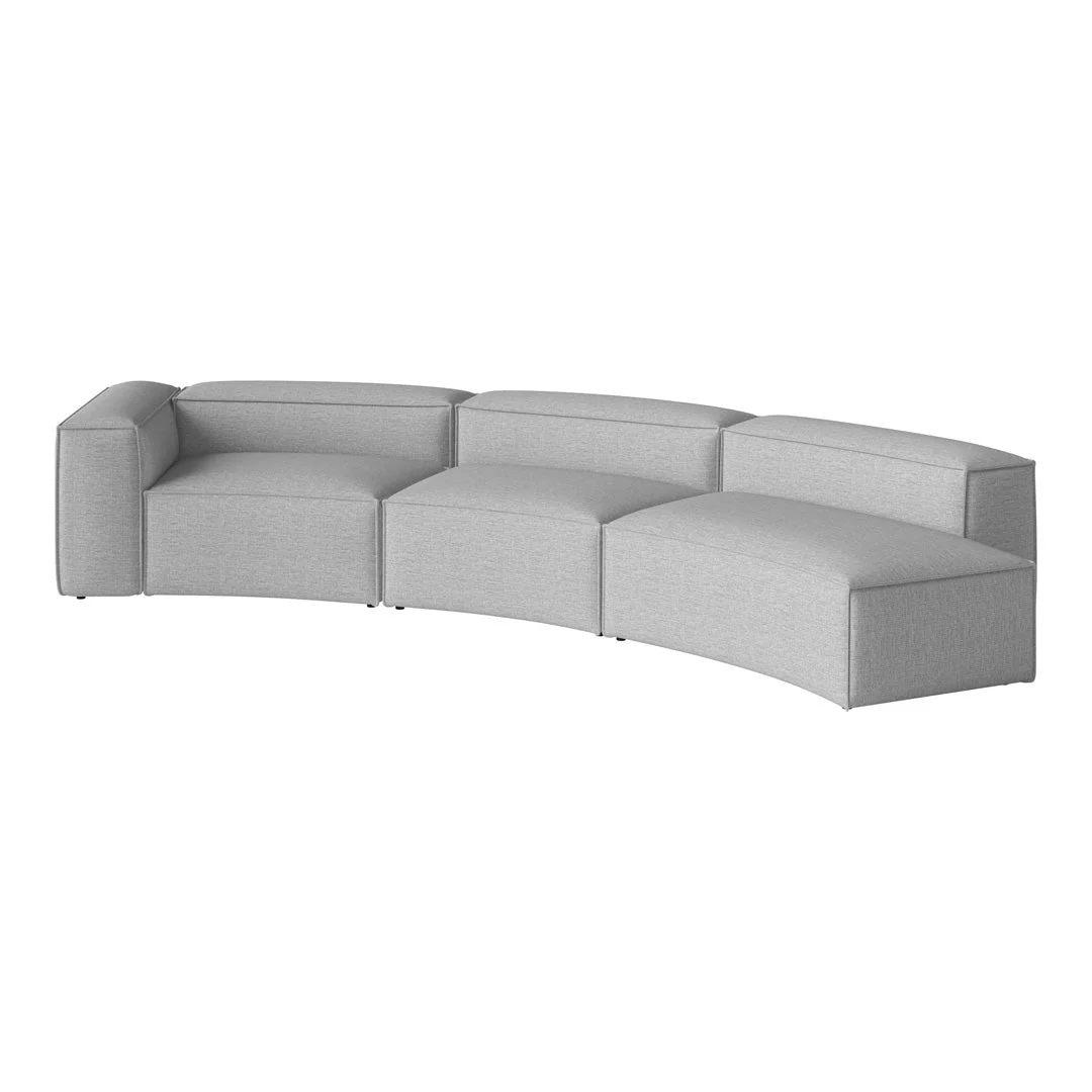 Cosima Curved 3-Seater Sofa w/ Open End - Image 29
