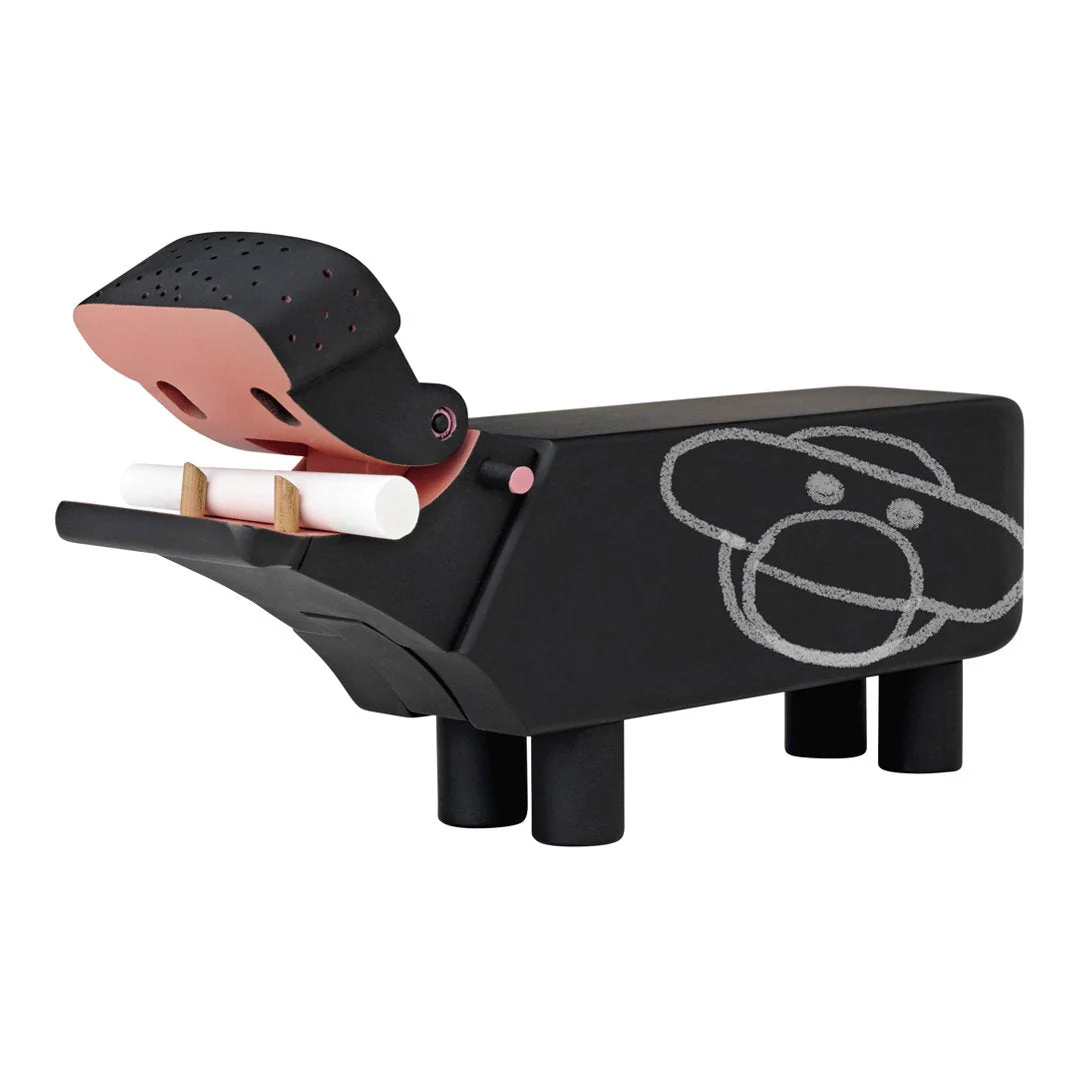 Blackboard Hippo Figurine - Image 2