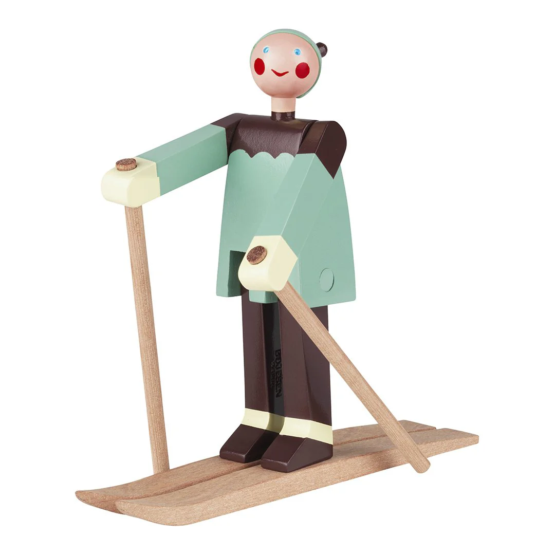 The Skier Boy Figurine - Image 3