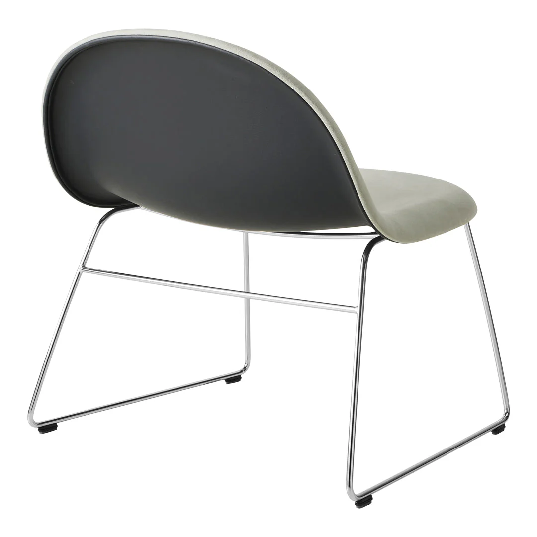 Gubi 3D Lounge Chair - Fully Upholstered - Sledge Base - Image 2
