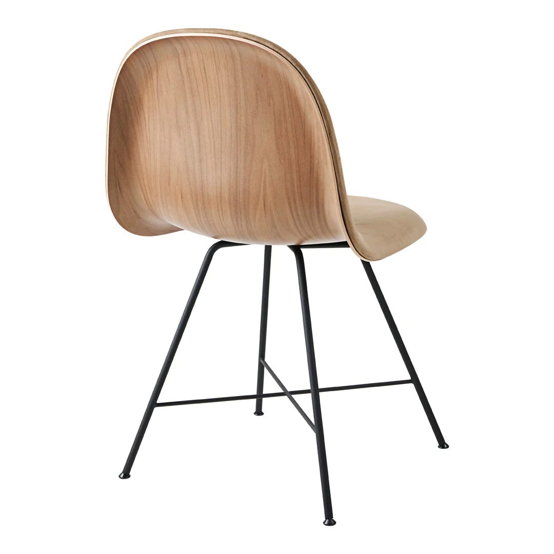 Gubi 3D Dining Chair  - Front Upholstered - Center Base - Image 5