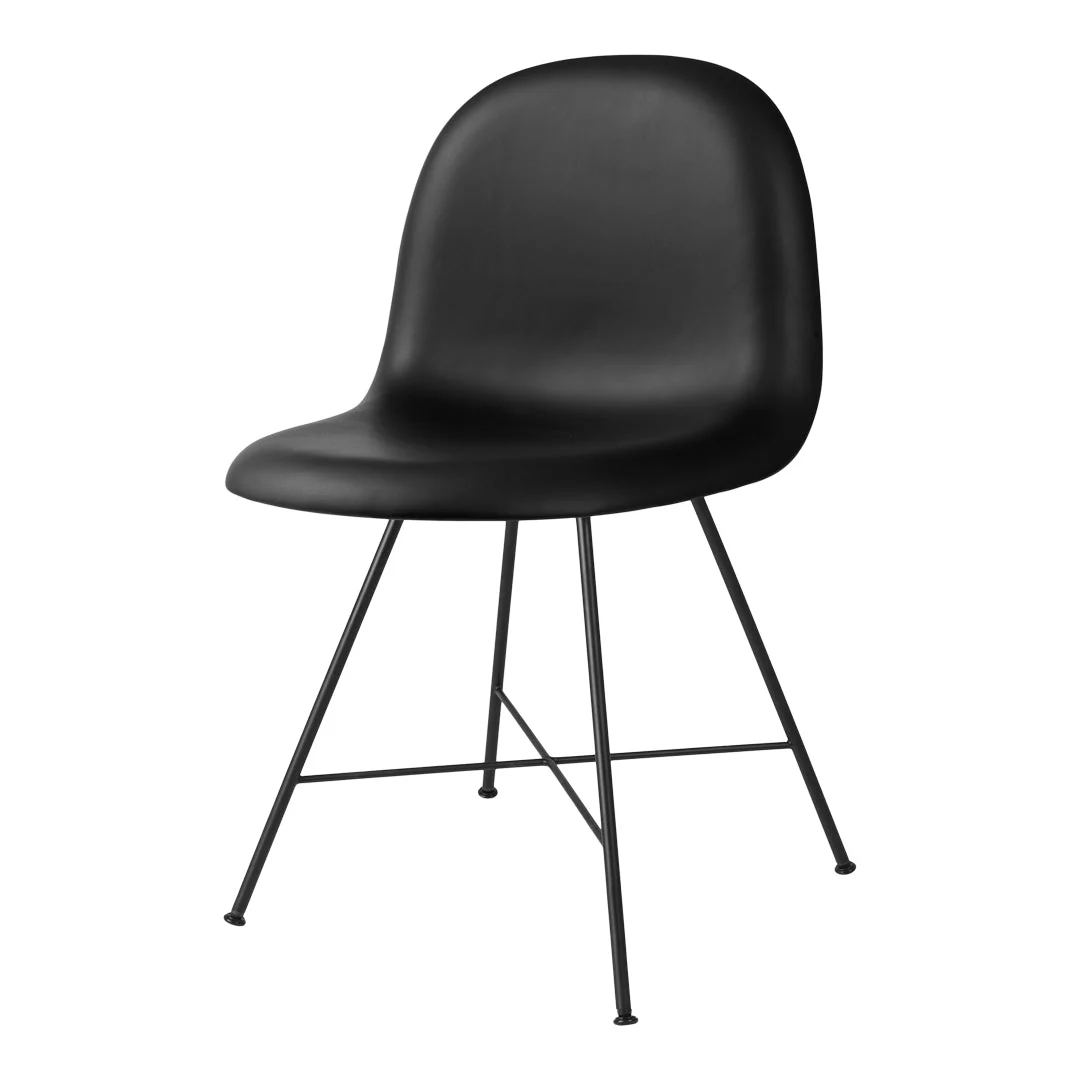Gubi 3D Dining Chair - Fully Upholstered - Center Base