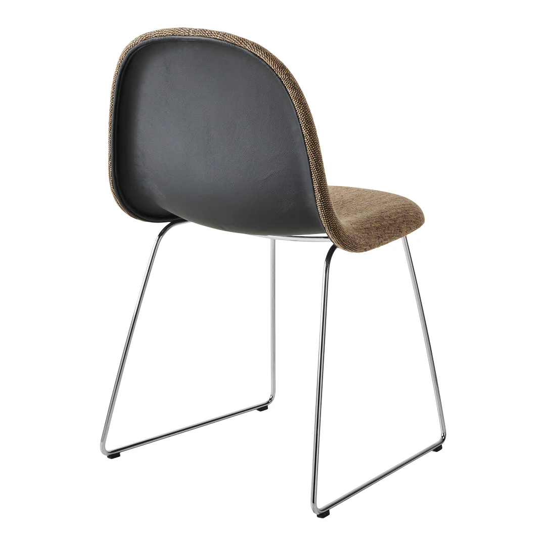 Gubi 3D Dining Chair - Sledge Base - Front Upholstered - Image 13