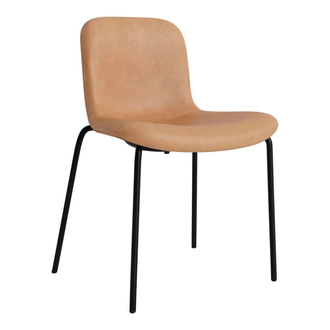 Langue Dining Chair - Steel - Soft Upholstered - Image 5