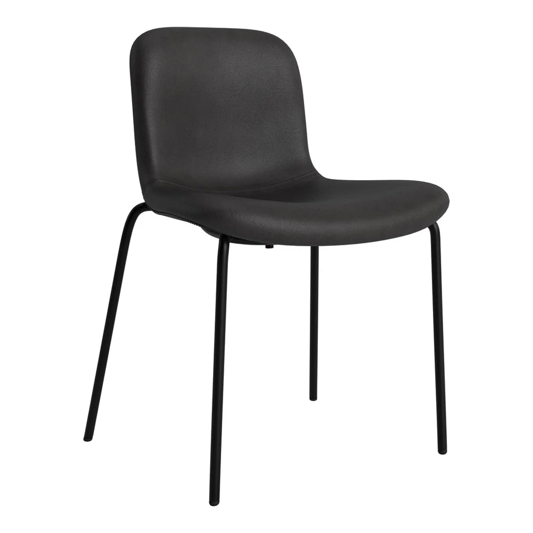Langue Dining Chair - Steel - Soft Upholstered - Image 6