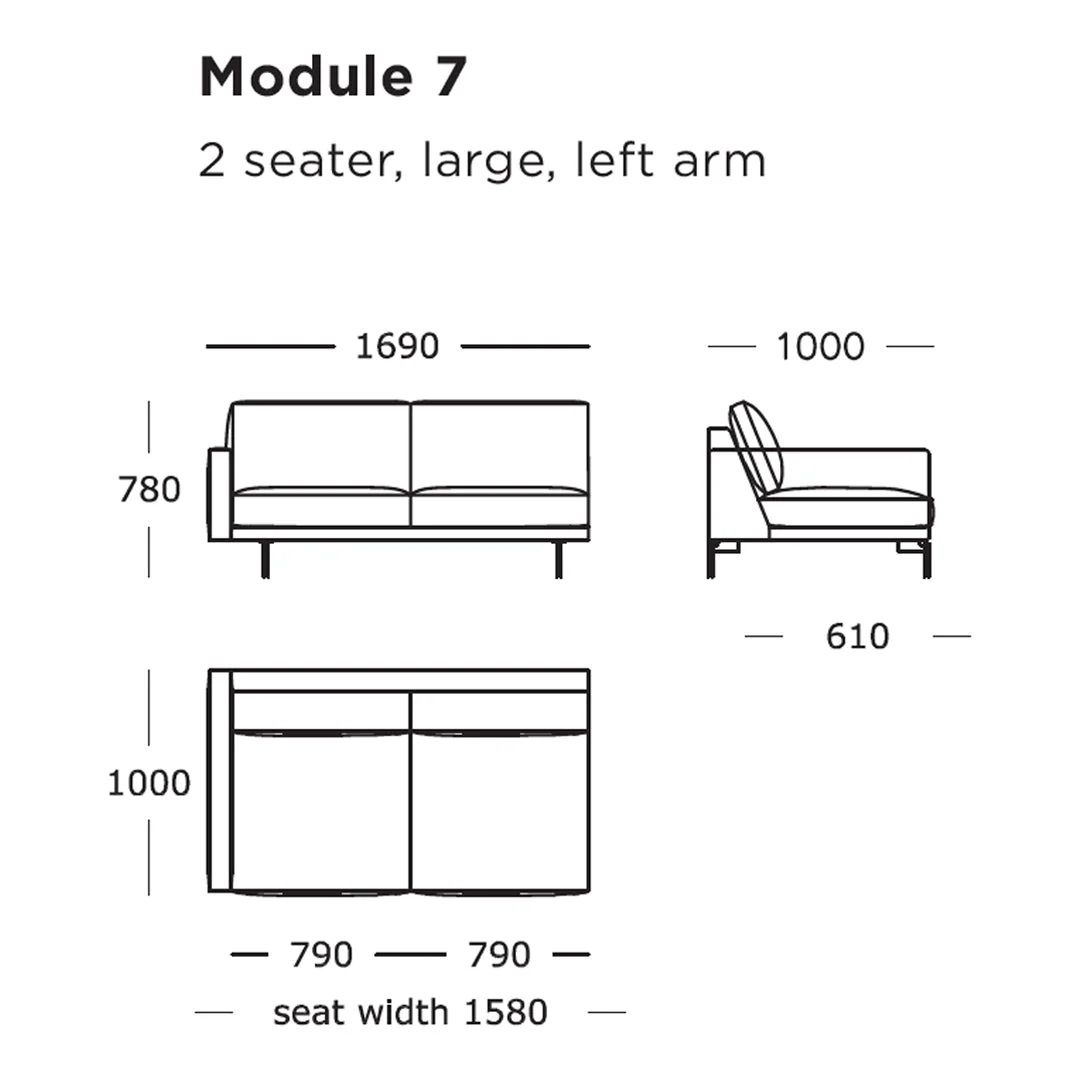 Edge V1 Modular Sofa (Modules 1-8) - Image 17
