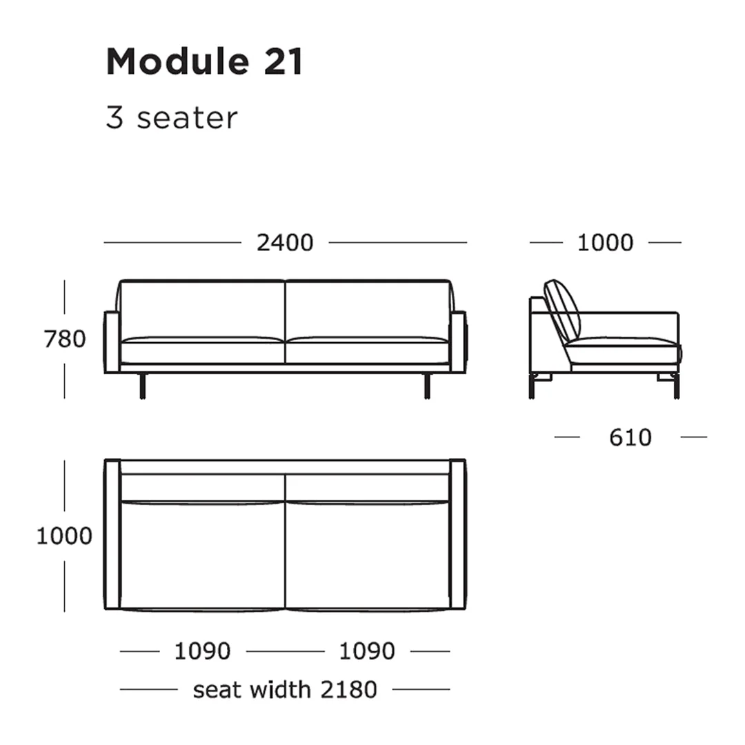 Edge V1 Modular Sofa (Modules 17-24) - Image 15