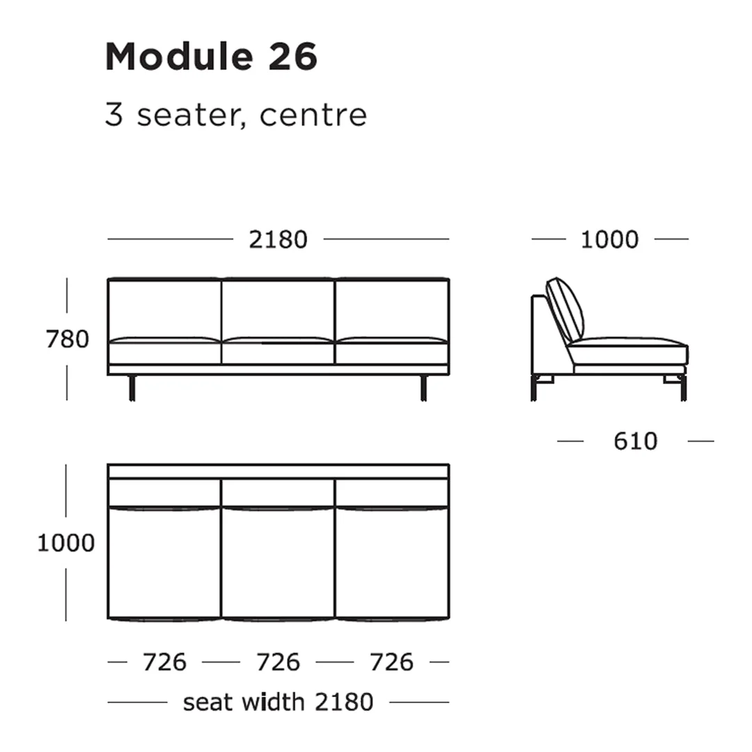Edge V1 Modular Sofa (Modules 25-32) - Image 12