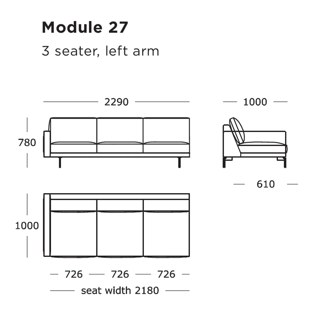 Edge V1 Modular Sofa (Modules 25-32) - Image 13