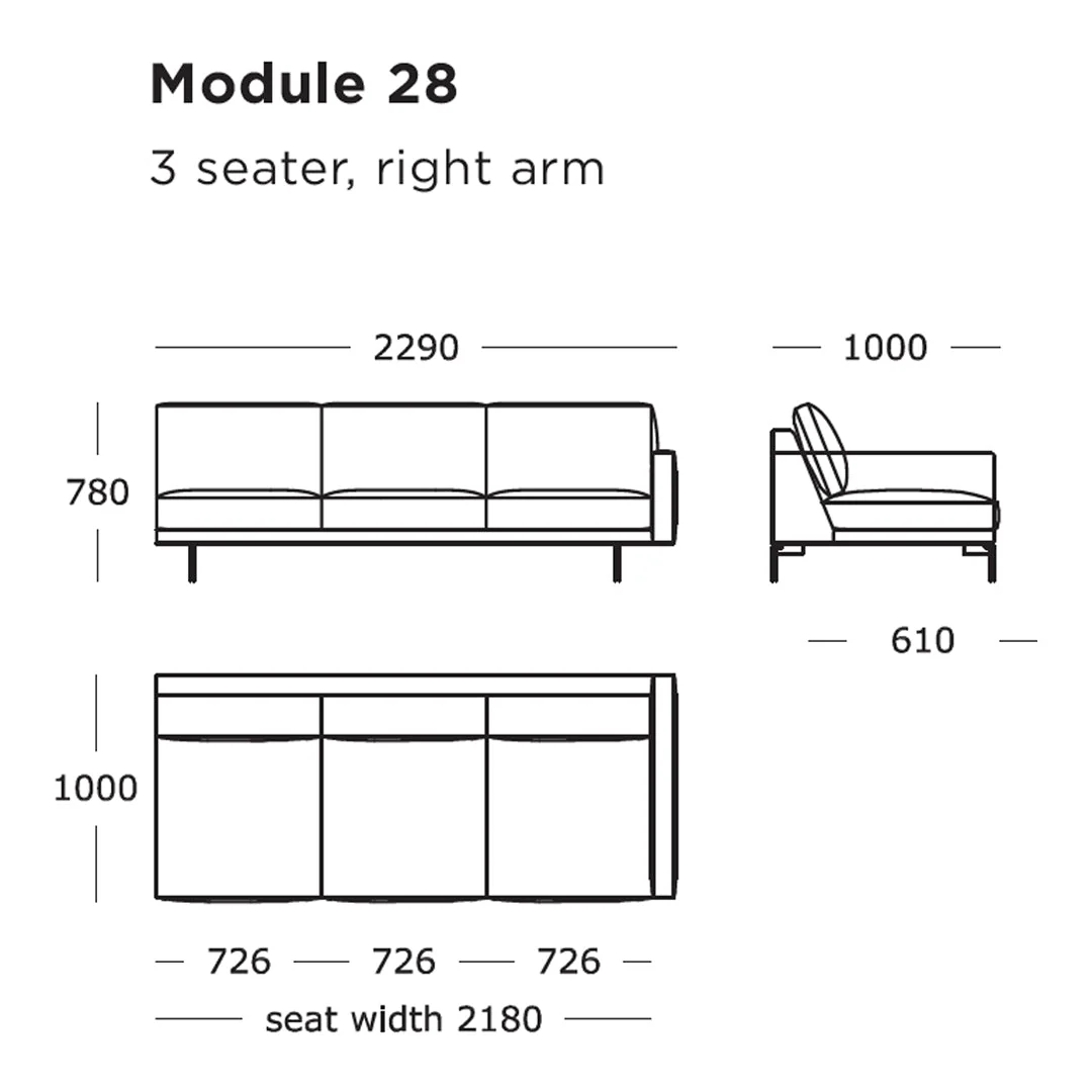 Edge V1 Modular Sofa (Modules 25-32) - Image 14