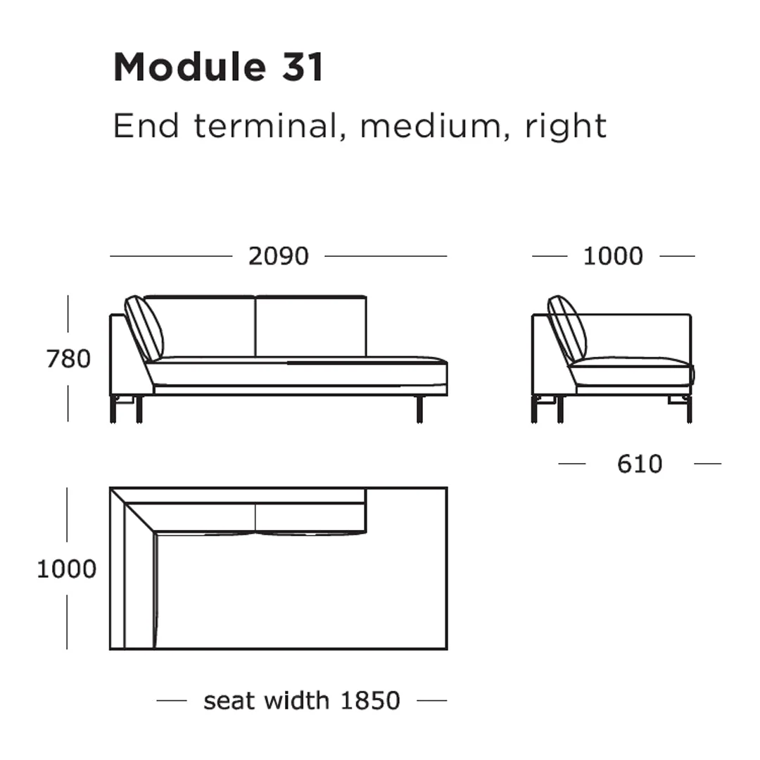 Edge V1 Modular Sofa (Modules 25-32) - Image 17