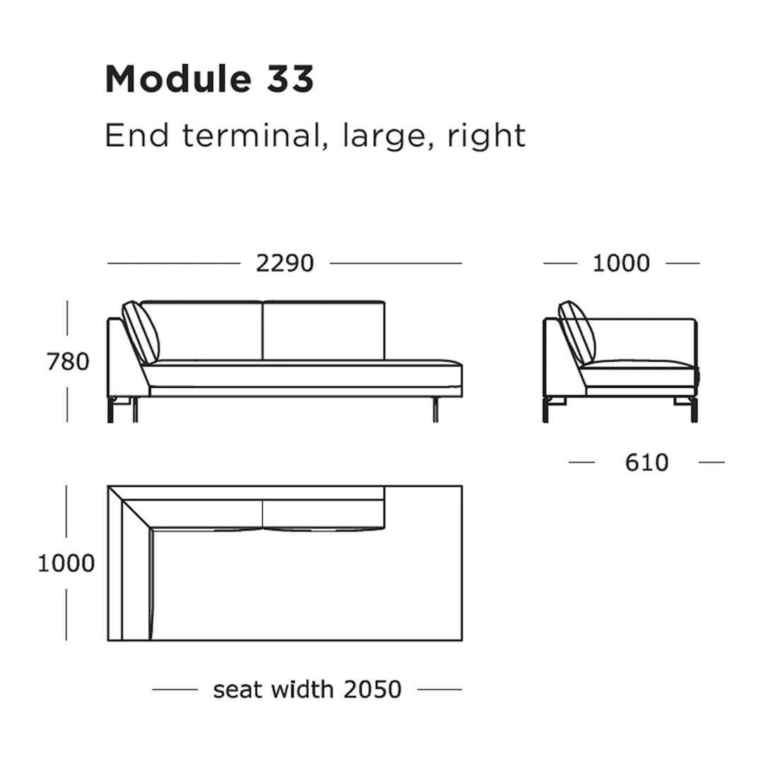 Edge V1 Modular Sofa (Modules 33-38) - Image 19
