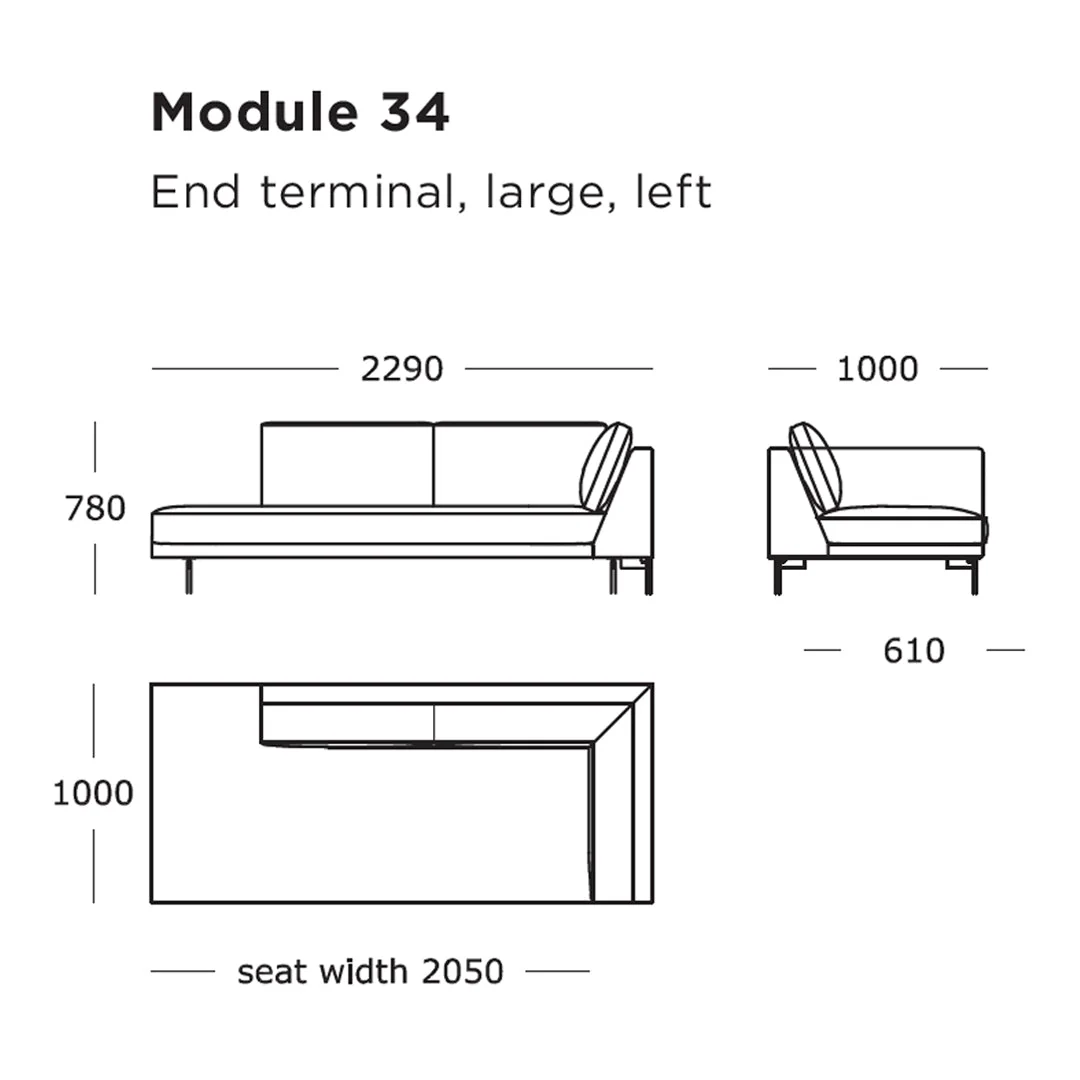 Edge V1 Modular Sofa (Modules 33-38) - Image 20