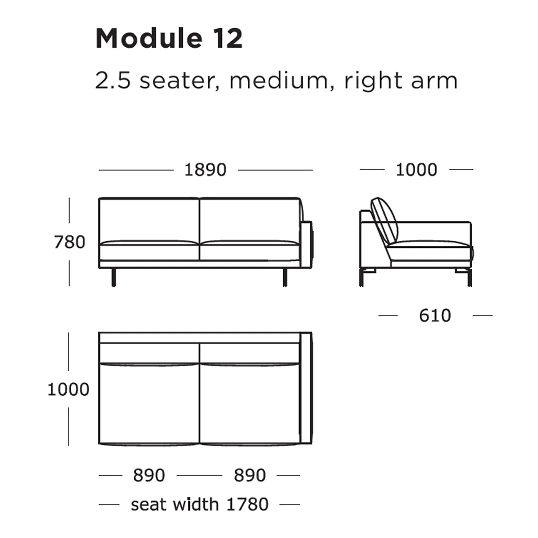Edge V1 Modular Sofa (Modules 9-16) - Image 14