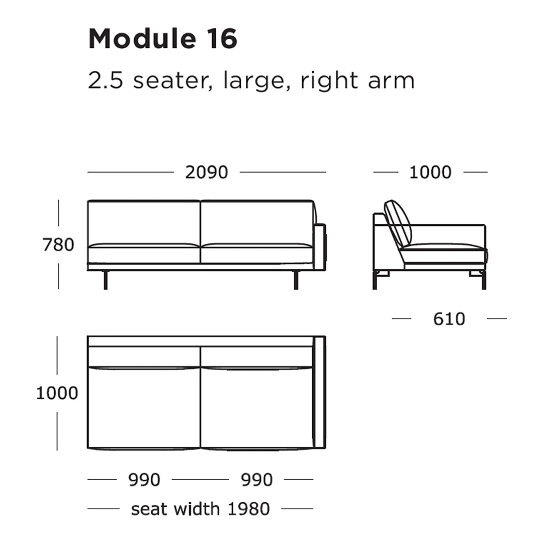 Edge V1 Modular Sofa (Modules 9-16) - Image 18