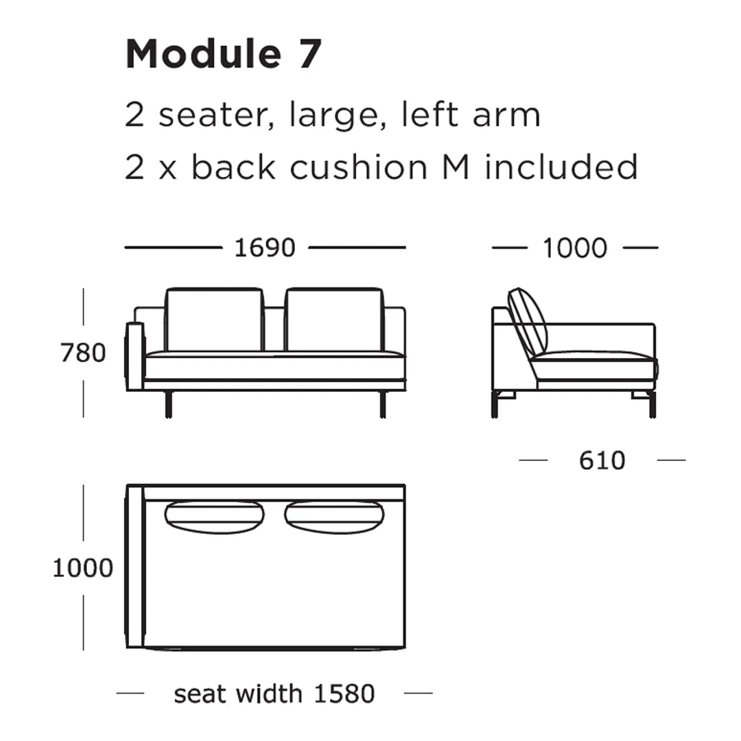 Edge V2 Modular Sofa (Modules 1-8) - Image 68