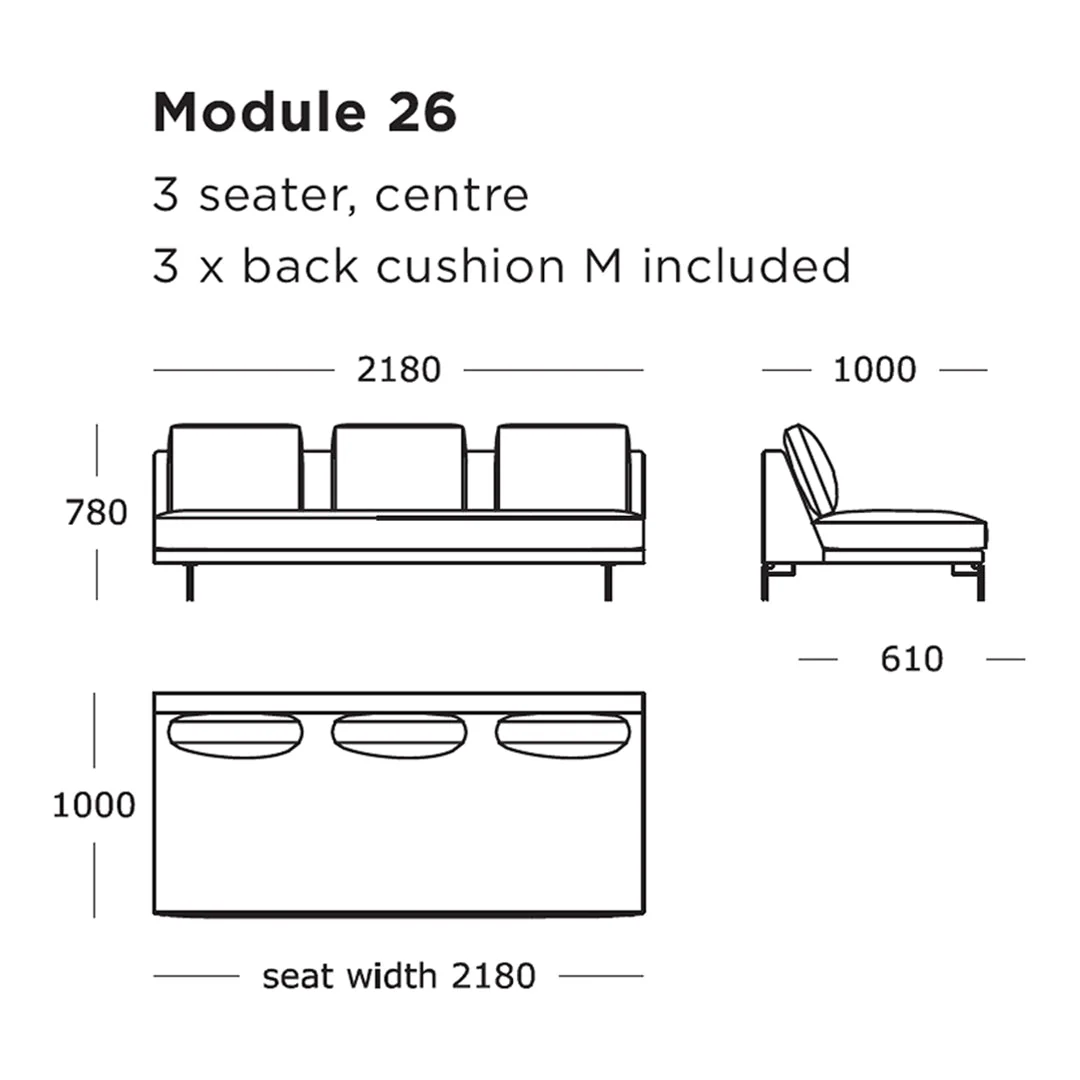 Edge V2 Modular Sofa (Modules 25-32) - Image 25
