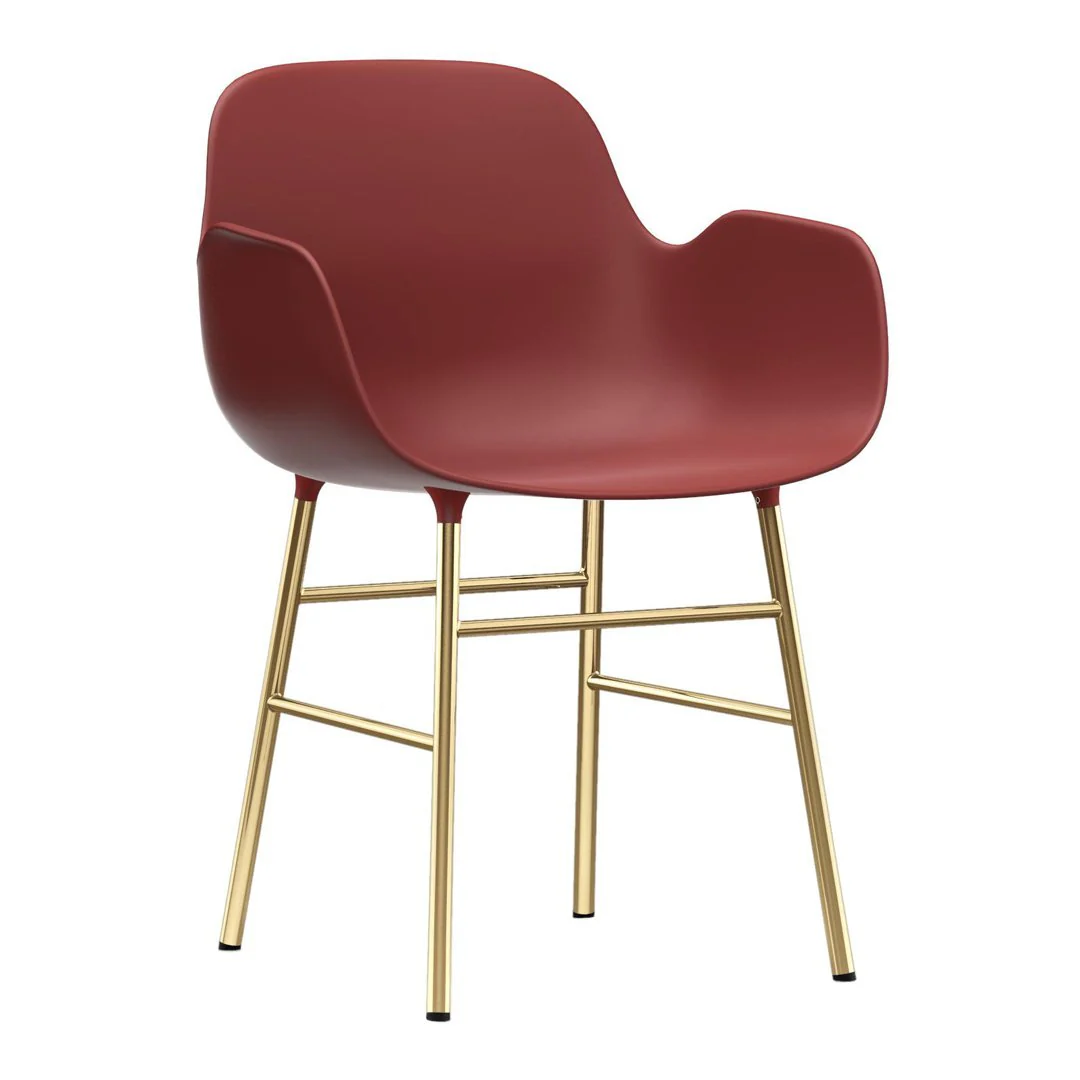 Form Armchair - Metal Legs - Image 18
