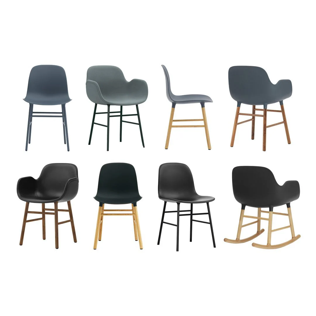 Form Armchair - Metal Legs - Image 35