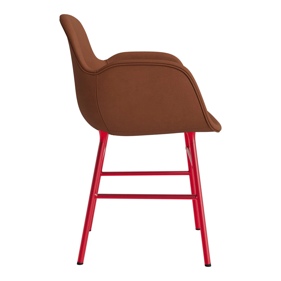 Form Armchair - Metal Legs - Upholstered - Image 115