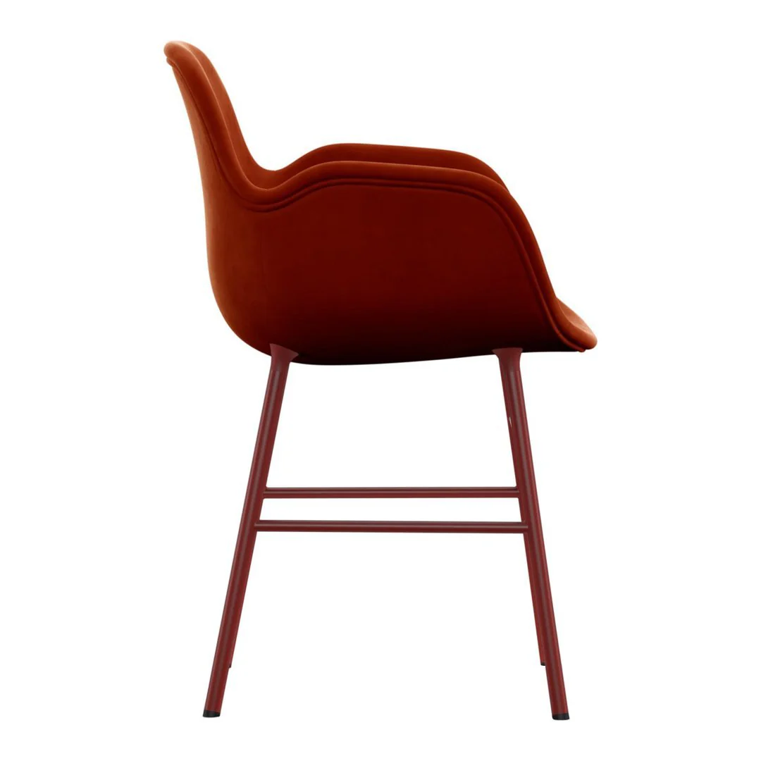 Form Armchair - Metal Legs - Upholstered - Image 14