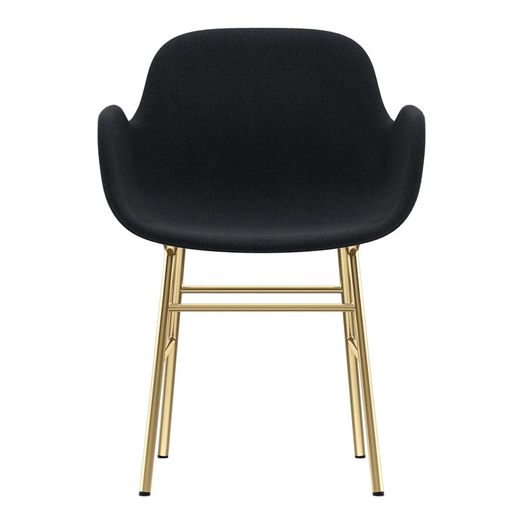 Form Armchair - Metal Legs - Upholstered - Image 25