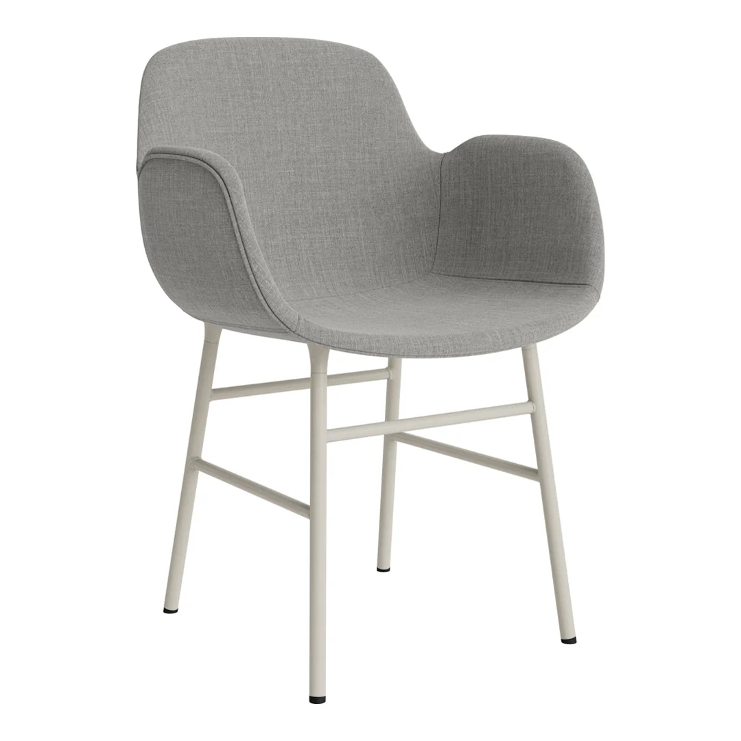 Form Armchair - Metal Legs - Upholstered - Image 42