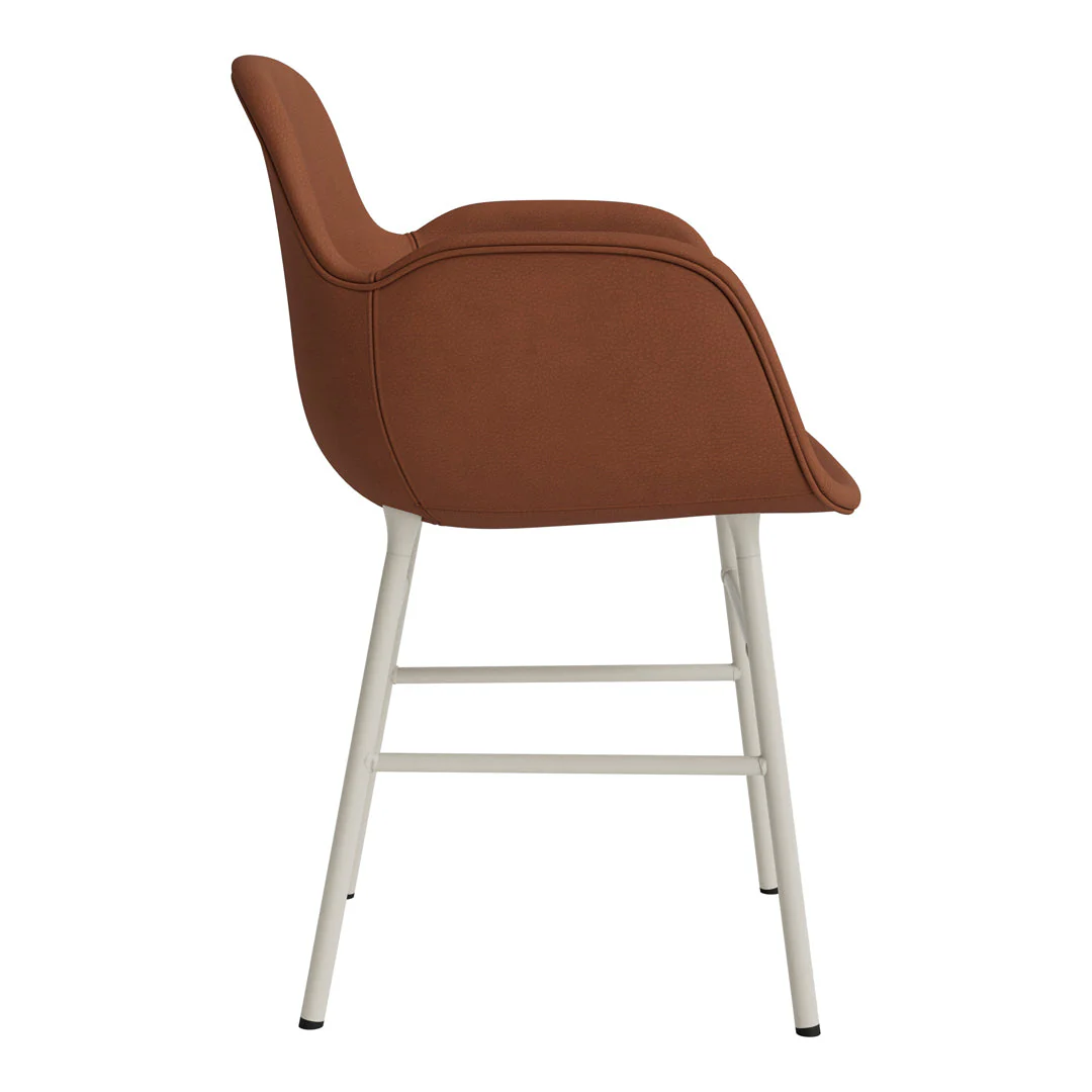 Form Armchair - Metal Legs - Upholstered - Image 52