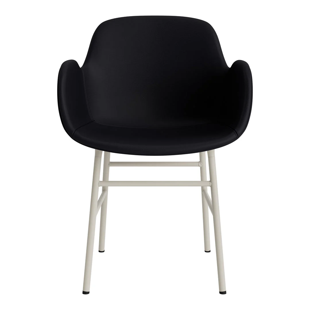 Form Armchair - Metal Legs - Upholstered - Image 55