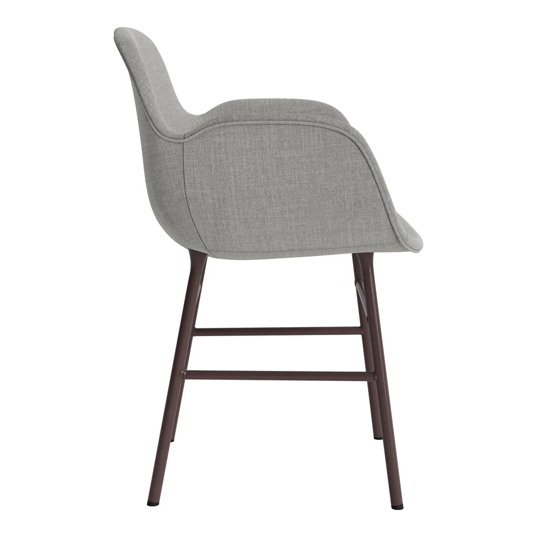 Form Armchair - Metal Legs - Upholstered - Image 92