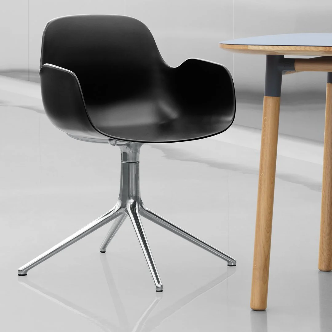 Form Armchair - 4L Swivel Base - Image 20