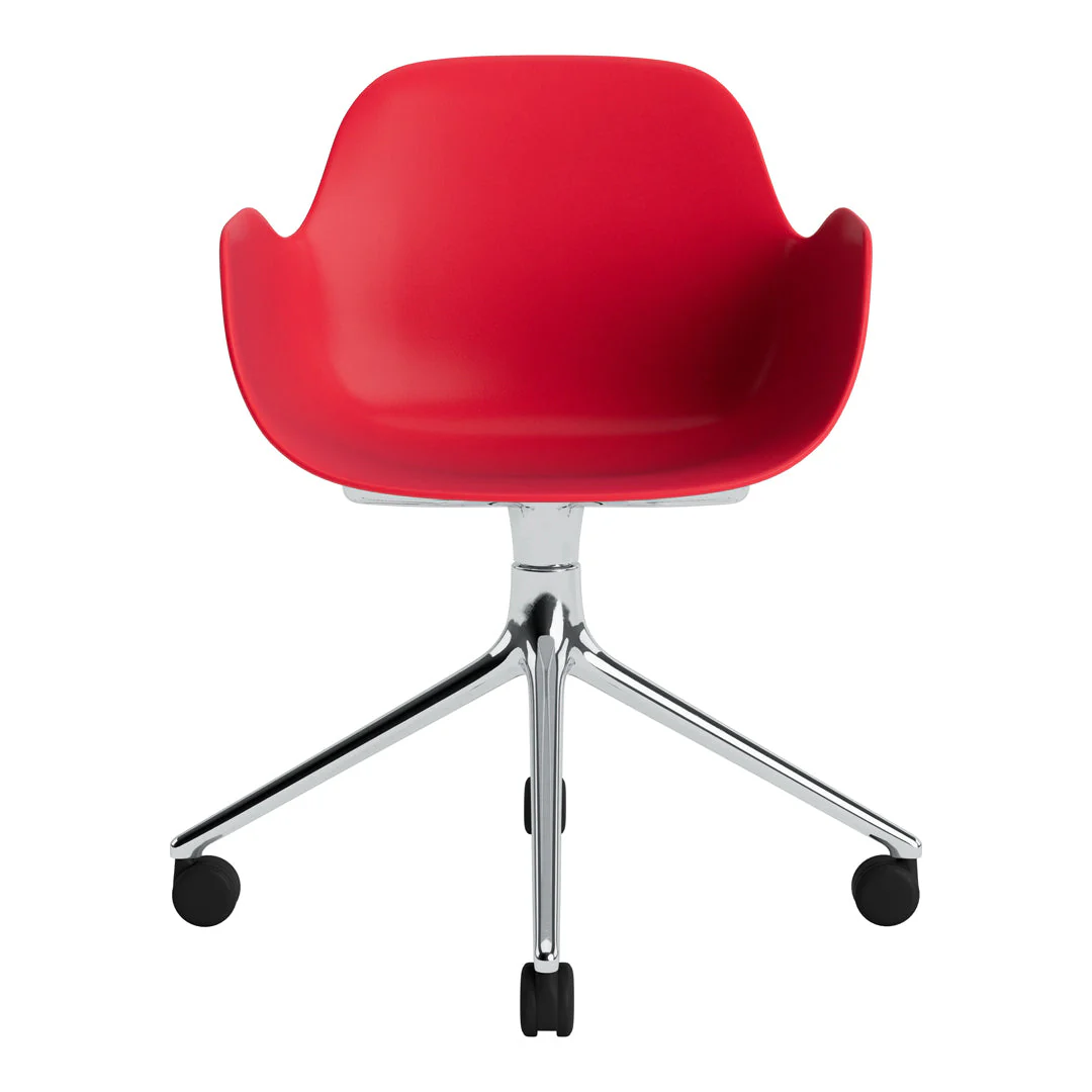 Form Armchair - 4W Swivel Base - Image 2