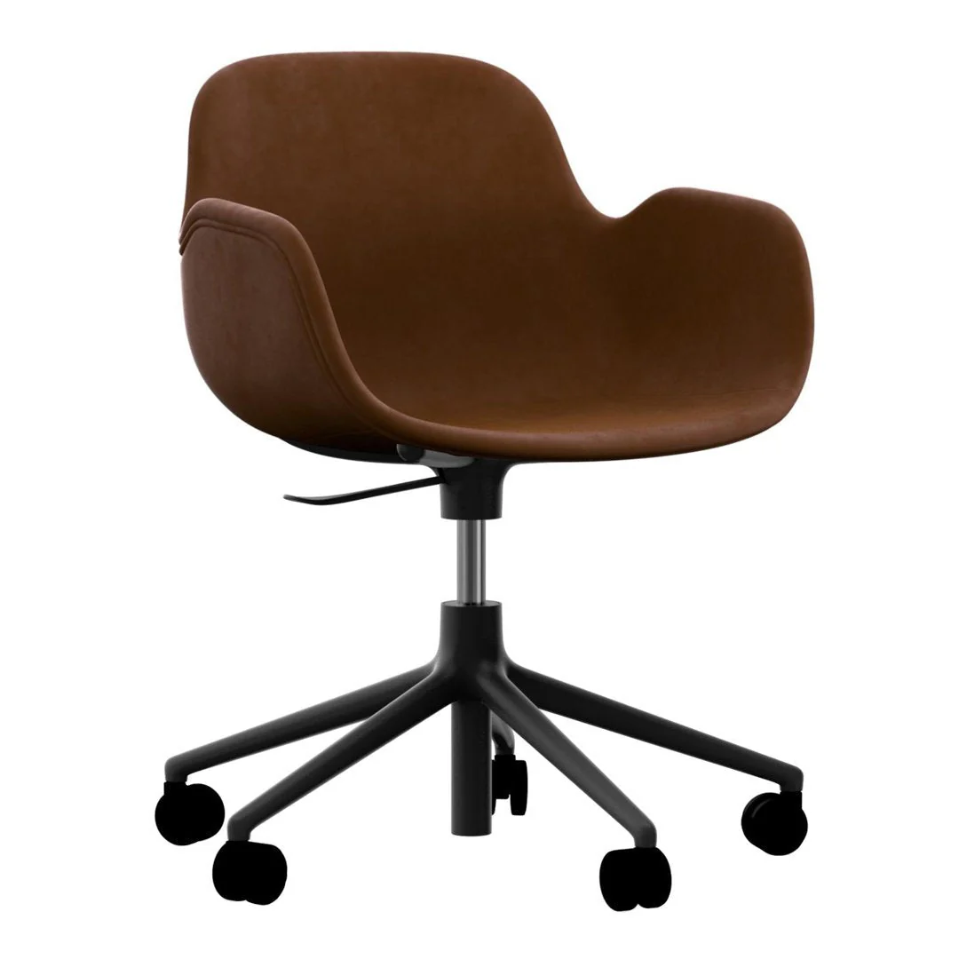 Form Armchair - 5W Swivel Base w/ Gaslift - Upholstered - Image 6