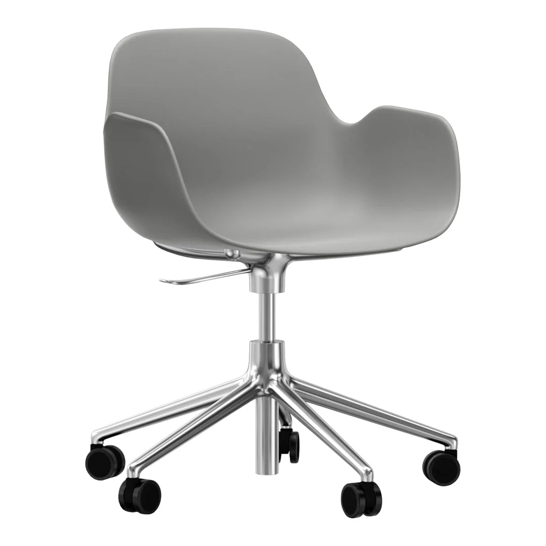 Form Armchair - 5W Swivel Base w/ Gaslift - Image 13