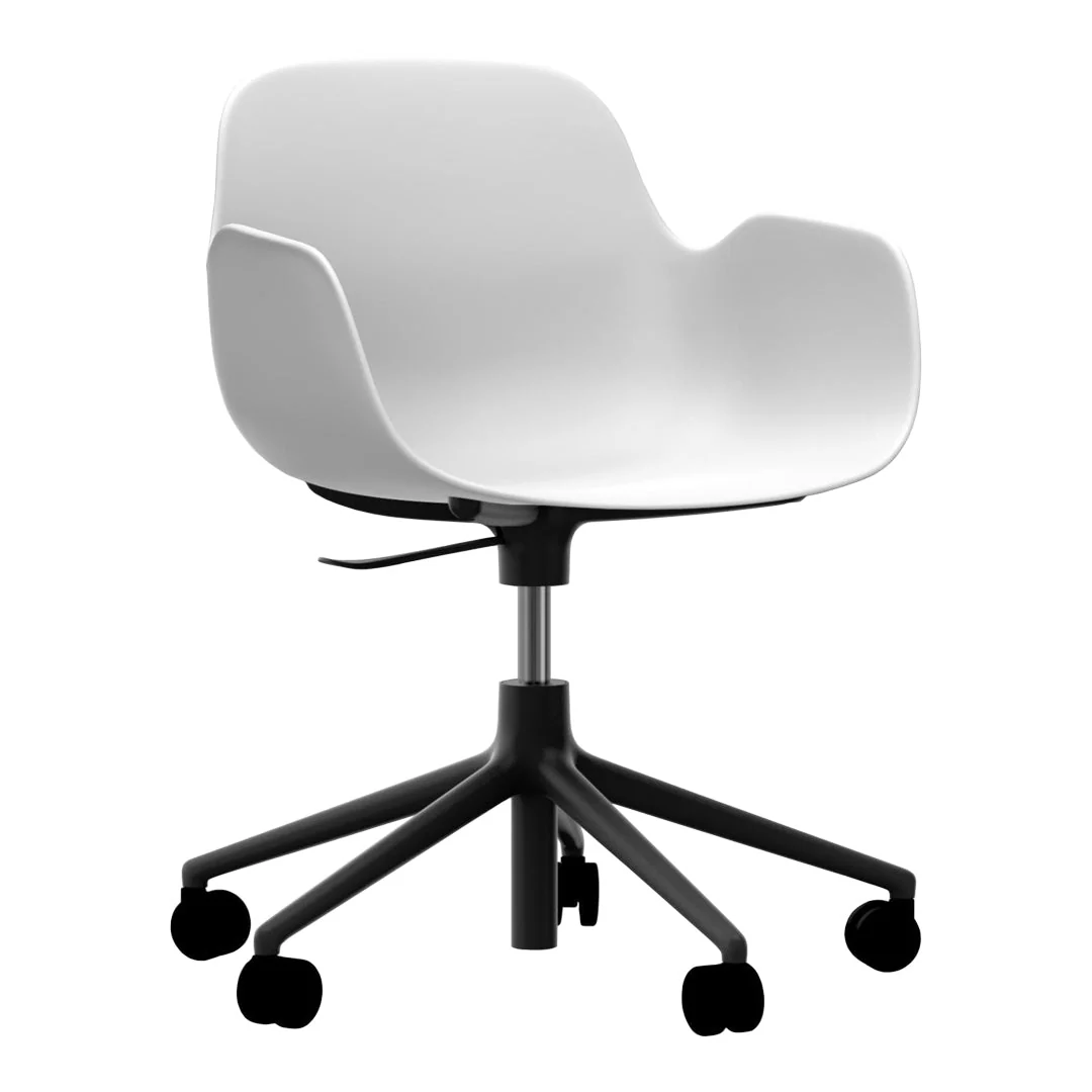 Form Armchair - 5W Swivel Base w/ Gaslift - Image 14
