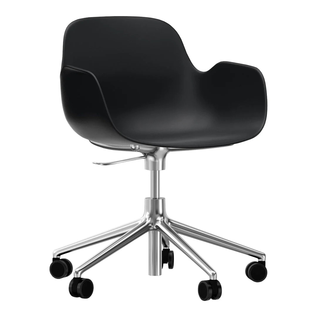 Form Armchair - 5W Swivel Base w/ Gaslift - Image 15