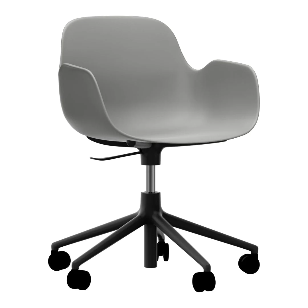 Form Armchair - 5W Swivel Base w/ Gaslift - Image 16