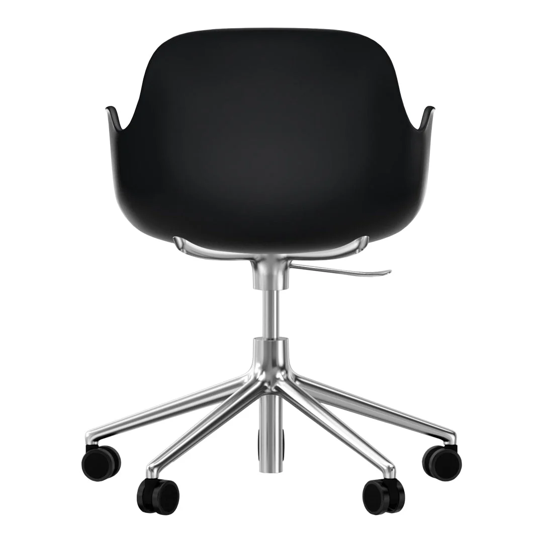 Form Armchair - 5W Swivel Base w/ Gaslift - Image 23