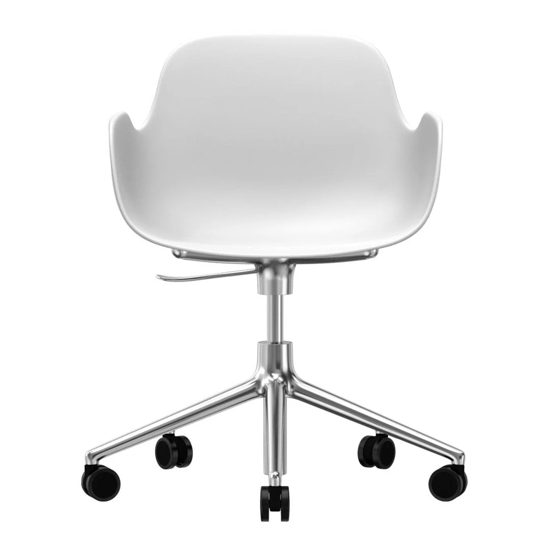 Form Armchair - 5W Swivel Base w/ Gaslift - Image 29