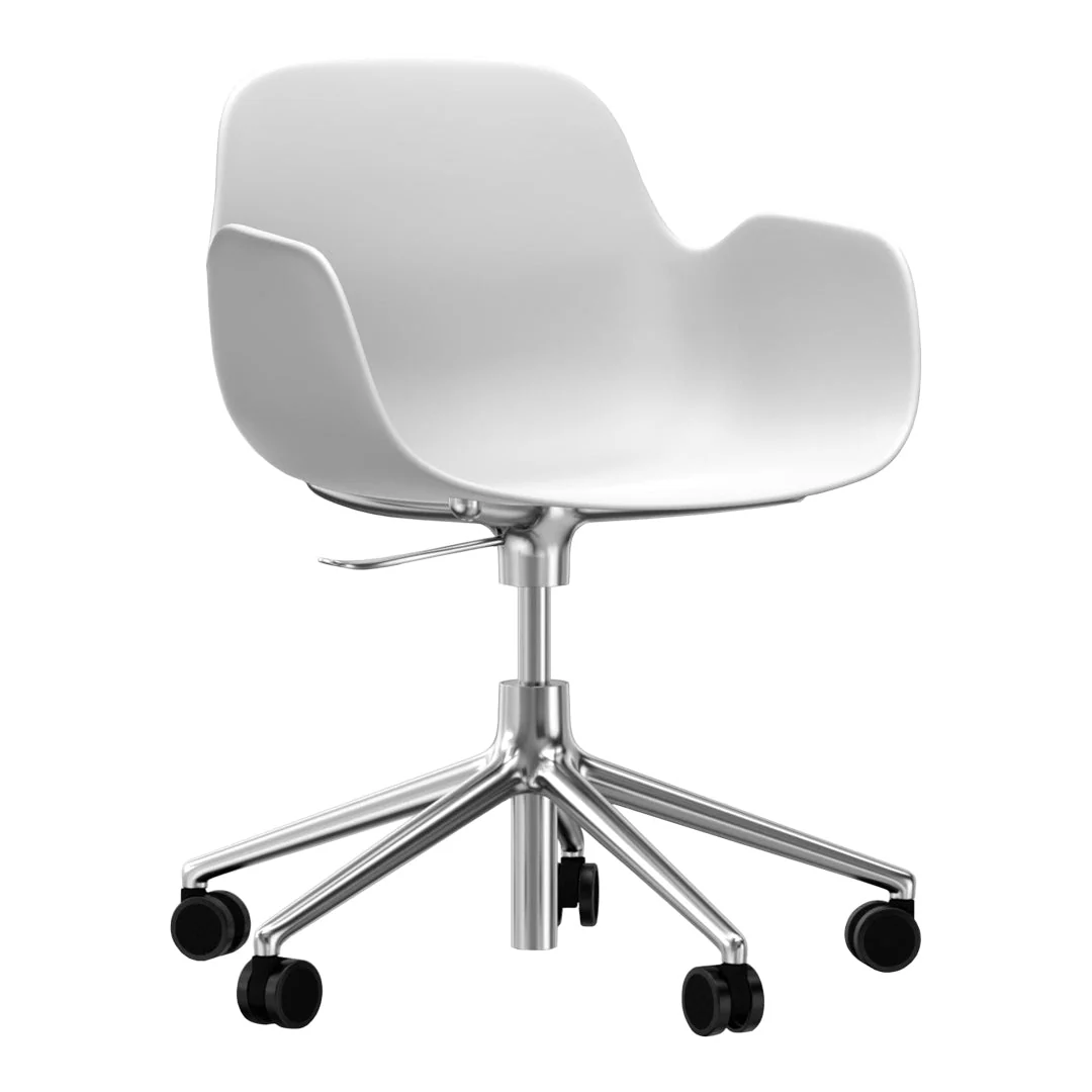 Form Armchair - 5W Swivel Base w/ Gaslift - Image 34