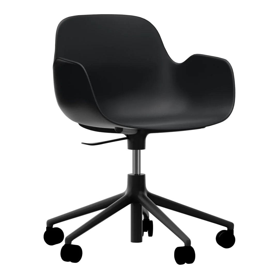 Form Armchair - 5W Swivel Base w/ Gaslift - Image 35