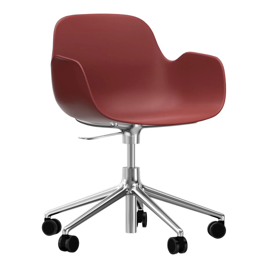 Form Armchair - 5W Swivel Base w/ Gaslift - Image 38