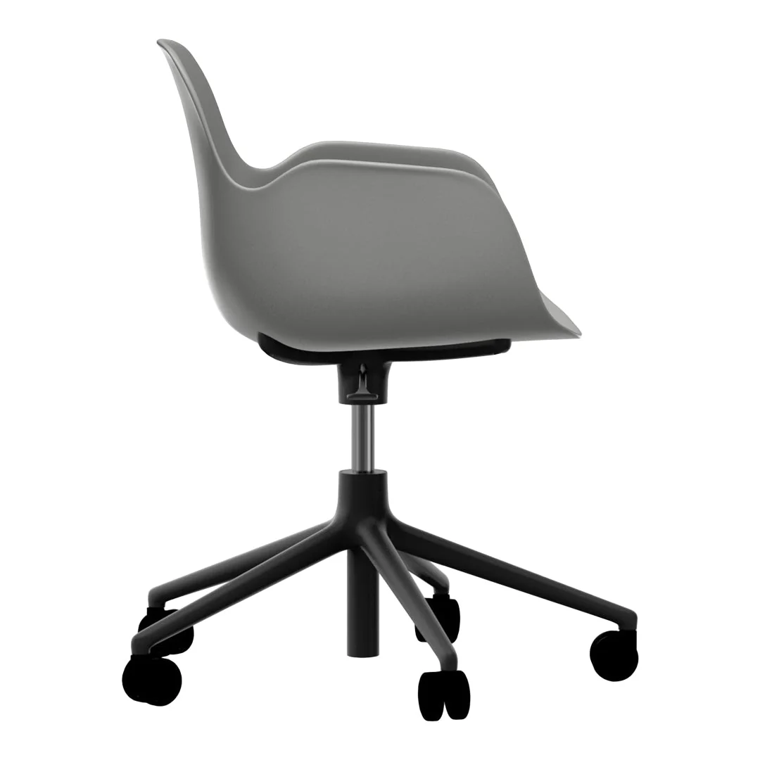 Form Armchair - 5W Swivel Base w/ Gaslift - Image 45